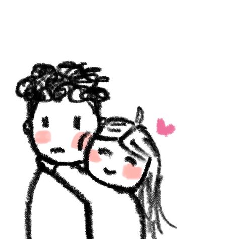 Cute Couple Art, Mini Drawings, Cute Easy Drawings, Cute Texts, Couple Art, Doodle Drawings, A Drawing, Cute Doodles