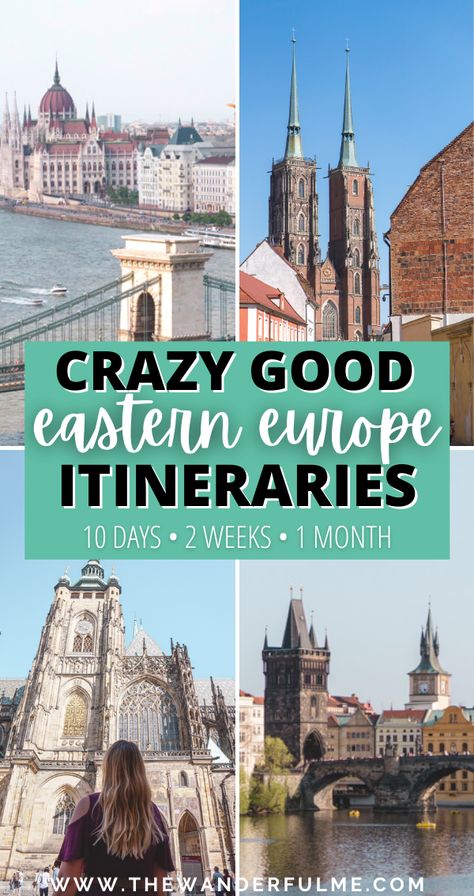 Euro Trip Itinerary, Eastern Europe Travel Itinerary, Eastern Europe Itinerary, Europe Itinerary, Europe Train Travel, Backpack Through Europe, European Itineraries, Europe Train, Itinerary Ideas