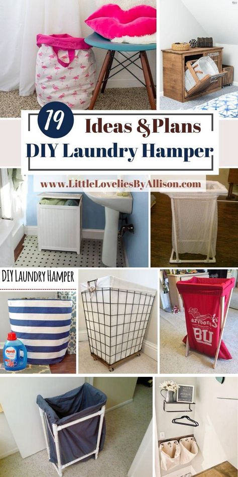 19 DIY Laundry Hamper Ideas For Your Clothes Diy Laundry Hamper Ideas, Laundry Hamper Bedroom, Laundry Hamper Ideas, Laundry Hamper Diy, Diy L Shaped Desk, L Shaped Desk Plans, Bathroom Hampers, Laundry Sorter Hamper, Hamper Diy