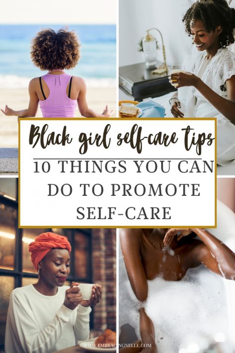 As a black woman self care is very important. Learn what you can do to take care of yourself. Black women self-care |Black girl self-love| Black girl self-care aesthetic Beauty Tips Black Women, Hobbies For Black Women, Self Care Aesthetic Ideas Black Women, Black Women Wellness, Black Woman Self Care Aesthetic, Self Care Black Aesthetic, Soft Life Aesthetic Black Woman, Soft Life Black Woman, Black Women Self Care