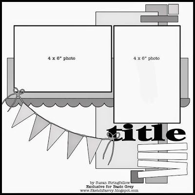 "Lasting Memories" Scrapbook Layout Challenges: LM #229 - Sketch time! Scrapbooking Basics, Scrapbook Sketches 12x12, Map Sketch, Kiwi Lane Designs, Images Disney, Scrapbook Layout Sketches, Scrapbook Templates, Photo Sketch, 4x6 Photo