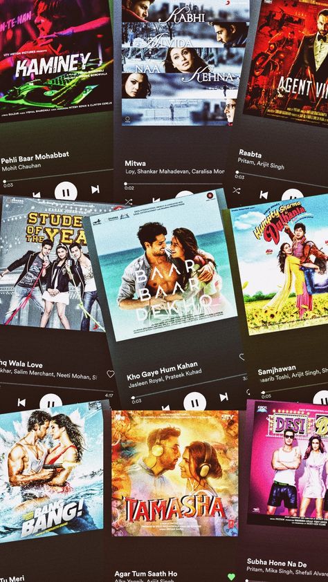 #bollywood #wallpaper #mobilewallpaper Bollywood Collage, Baar Baar Dekho, Mohit Chauhan, Bollywood Wallpaper, Shankar Mahadevan, Vintage Bollywood Aesthetic, Iphone Wallpaper Music, Movie Pins, Bollywood Masala