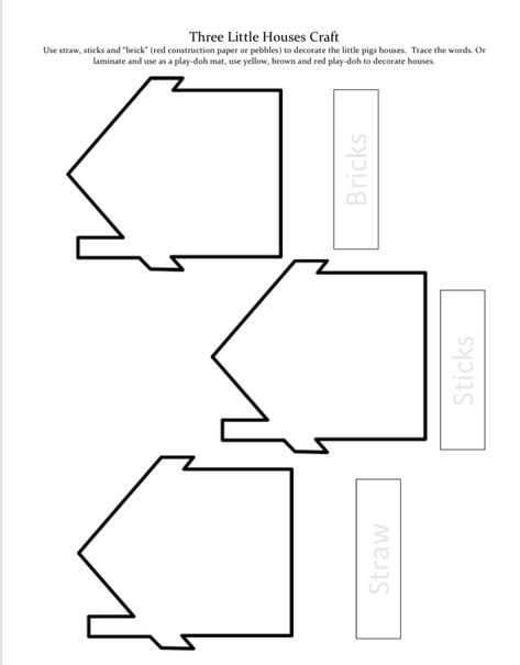 3 Little Pigs Art Preschool, Three Pigs Craft, Three Little Pigs Art Preschool, Preschool Three Little Pigs Activities, Three Little Pigs Crafts For Toddlers, 3 Pigs Activities, Three Little Pigs Craft Preschool, 3 Little Pigs Craft Preschool, The 3 Little Pigs Activities Preschool