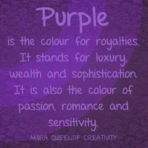 ❤︎† The color Purple~ represents the Crown Chakra | Spiritual Enlightenment ~ eating foods purple in color will provide much needed nutrition for the 3rd eye Chakra and Crown Chakra | Surround yourself with purple light...only love penetrates purple light:) namaste DL/soul~O                                                                                                                                                     More Tricia Guild, Purple Quotes, Yoga Studio Design, Color Lila, Purple Reign, Purple Love, Spiritual Enlightenment, All Things Purple, Purple Rain