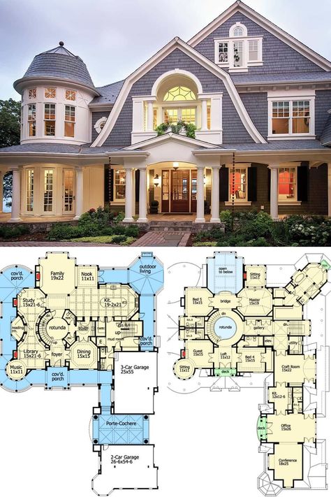 House Plans With 5 Bedrooms Or More, New England House Plans Layout, Hamptons Mansion Floor Plans, Historic Home Floor Plans, 5 Bedroom Victorian House Plans, Garage With Room Above Plans, Classic Home Floor Plan, 5 Bedroom House Floor Plan 3 Story, 8 Bedroom Floor Plans 2 Story