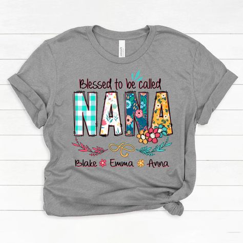 Blessed To Be Called Nana And Kids Art Flower Classic CanvasExquisite, lovely patterns, special elements, and a perfect design in the garment is a must as a gift.High-quality fabric material with lots of beautiful colors for the whole family, baby, daddy, mommy, grandma, grandpa, brother, and moreThis design also can be an awesome present for grandparent day, parent's day gift, birthday gifts, Happy New Year, Christmas gifts, Mother's Day, Father's Day, Thanksgiving, Halloween, Fall, Holidays, B First Time Grandma, Nana T Shirts, Present For Grandparents, Nana Shirts, Parents Day, Personalized Grandma, Grandma Shirts, Canvas Easy, Mom And Grandma