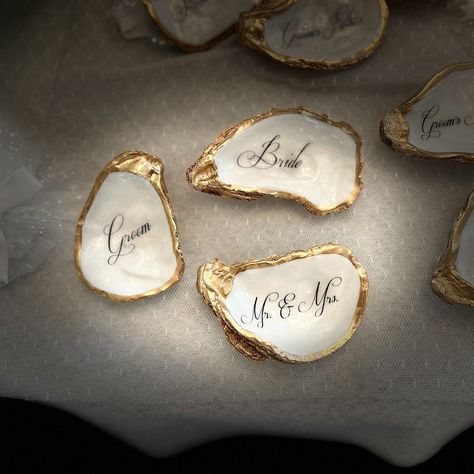 Oyster Shell Place Cards, Wedding Place Cards, Oyster Place Cards, Oyster Wedding Favor, Wedding Place cards, Wedding Decor, Pearl Wedding Handmade gifts for all of life’s special occasions. Shop on our Etsy link below https://www.etsy.com/shop/tidesoftimedesigns Custom Oyster Shell Mother of The Bride with Wedding Date - Thoughtful Gift for the Moms - Mother of the Groom - Step Mom, bridesmaids, bridal party, wedding rehearsal dinner guests, and more. ❤️Thank you for looking and hope we... Oyster Shell Place Cards, Oyster Wedding, Shell Place Cards, Place Cards Wedding, Dinner Guests, Step Mom, Dinner Guest, Wedding Rehearsal Dinner, Time Design