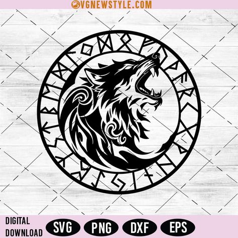 Mr Beard, Wolf Svg, Viking Wolf, Cricut Png, Christian Svg, Unique Invitations, Norse Mythology, Crystal Clear, High Res