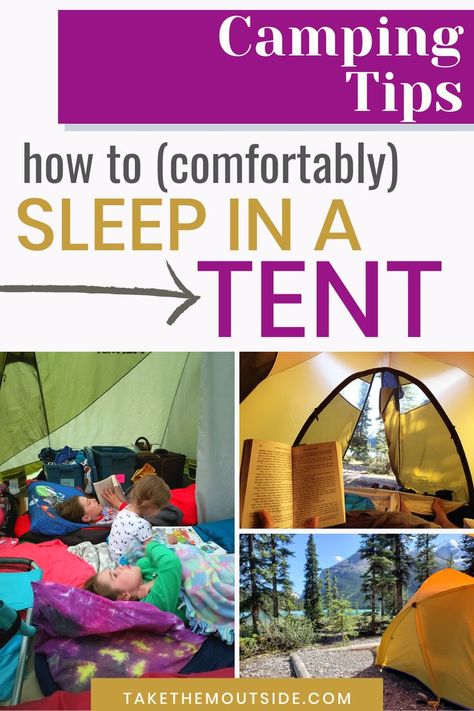 Camping Set Up Ideas Tent, Camping Bedding Hacks, Tent Organization Ideas Camping, Tent Camping Sleeping Hacks, Tent Camping Hacks Beds, Tent Camping Hacks Glamping, Tent Camping For Beginners, Camp Tent Set Up, Tent Hacks Camping