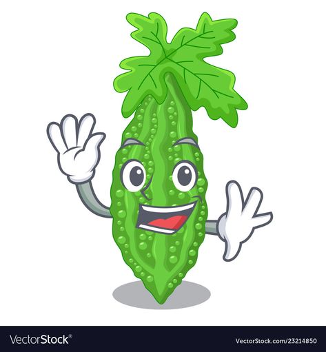 Bitter Gourd Drawing, Save Water Drawing, Free Cartoon Characters, Fruit Dress, Momordica Charantia, Bitters Recipe, Shape Cartoon, Vegetable Cartoon, Funny Fruit