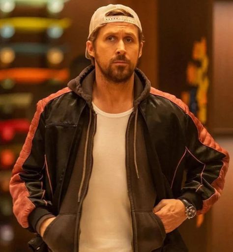 Colt Seavers Ryan Gosling, The Fall Guy Ryan Gosling, Ryan Gosling The Fall Guy, Fall Guy Ryan Gosling, Ryan Gosling Fall Guy, Ryan Gosling Aesthetic, Mens Leather Jacket Vintage, Fall Guy, Райан Гослинг