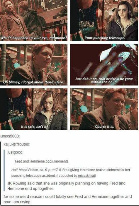 Fred and Hermione Fred And Hermione, Scorpius And Rose, John Lock, Citate Harry Potter, Glume Harry Potter, Yer A Wizard Harry, Movies Quotes, Harry Potter Things, Harry Potter Love