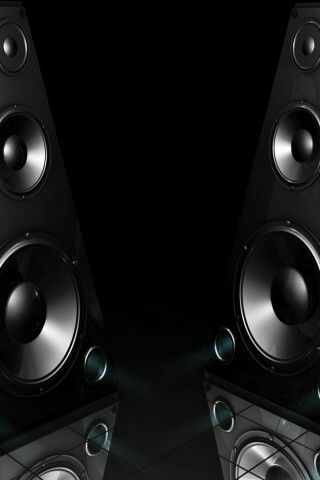 Speaker Wallpaper, Hd Wallpapers 3d, Dark Music, Iphone Speaker, Black Speaker, 3d Wallpaper Iphone, Iphone 5 Wallpaper, Music Speakers, Dj Images