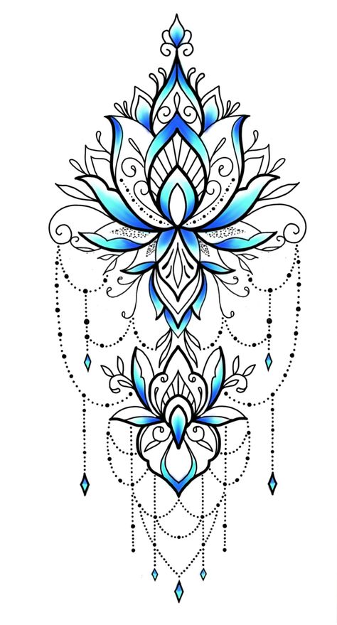 Lotus Mandala Tattoo, Mandala Hand Tattoos, Jewel Tattoo, Lotus Tattoo Design, Lace Tattoo, Tattoo Stencil Outline, Mandala Tattoo Design, Tattoo Style Drawings, Girly Tattoos