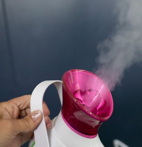 Is a Facial Steamer Worth It? Benefits + 5 Top Picks - Paisley & Sparrow Facial Steamer Benefits, Diy Facials, Steaming Your Face, Face Steaming, Types Of Facials, Facial Steaming, Exfoliating Brush, Facial Steamer, Facial Brushes