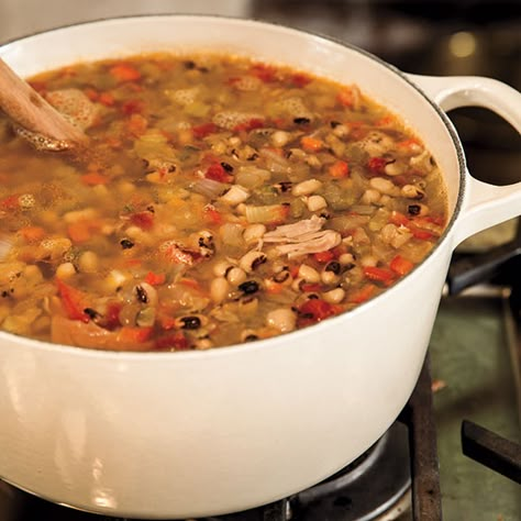 Pioneer Woman Hoppin John Recipe, Hoppin John Recipe With Canned Peas, Hoppin Johns Recipe, Hop N John Recipe Black Eyed Pea, Hopping John Soup Recipe, Hopping John Soup, Hop N John Recipe, Hoppin John Soup With Sausage, Hoppin John Recipe Southern Style Deep South Dish