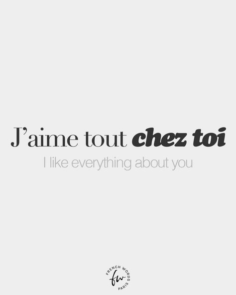 French Words With Meaning, French Language Basics, French Love Quotes, French Words Quotes, Useful French Phrases, The Garden Of Words, French Flashcards, Basic French Words, French Language Lessons