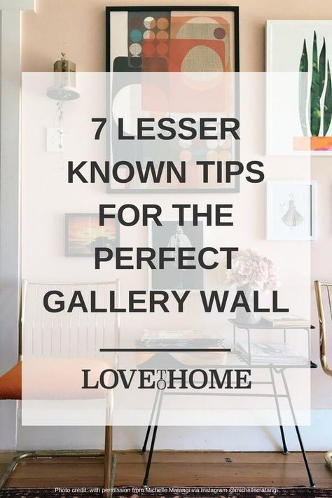 7 Lesser Known Tips for the Perfect Gallery Wall – Love to Home Off Center Gallery Wall, How To Design A Gallery Wall, How To Start A Gallery Wall, How To Build A Gallery Wall, Small Photo Gallery Wall, Bathroom Gallery Wall Ideas, How To Create A Gallery Wall, Gallery Wall How To, How To Make A Gallery Wall