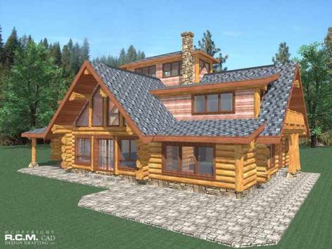 Timber House Plans, Log Home Kits, Log Cabin Floor Plans, Timber Homes, Log Home Floor Plans, Log Home Plans, Study Plans, Log Cabin Designs, Log Cabin Kits