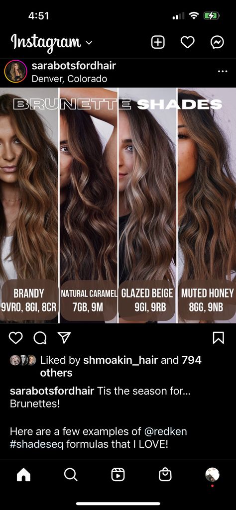 Caramel Blonde Redken Shades Eq, Caramel Balayage Toner Formula, Brunette Balayage Toner Formula, Caramel Brown Formula, Medium Brunette With Dimension, Caramel Toner Shades Eq, 7c Redken Shades Eq, Honey Redken Shades Eq Formula, Shades Formula For Caramel