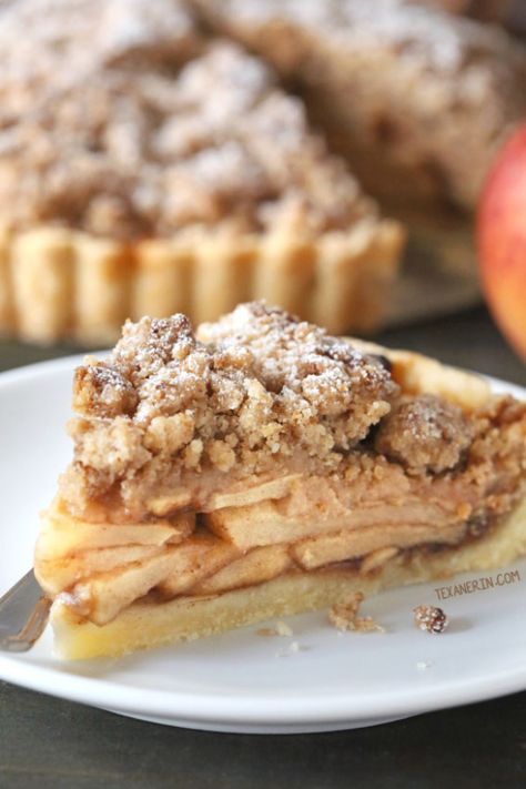 Apple Crumb Tart {gluten-free and whole grain options} Gluten Free Strudel Topping, Strudel Topping, Quick Baking, Apple Crumb, Thanksgiving Meal, Apple Tart, Gluten Free Sweets, Gluten Free Treats, Dessert Options