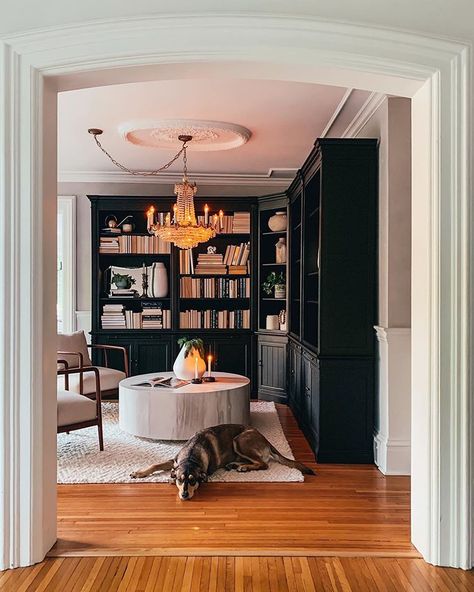 Kindred Vintage, Library Rooms, Bookcase Ideas, Inspirational Homes, Home Library Rooms, Cozy Library, Den Ideas, Dream Future, Home Library Design