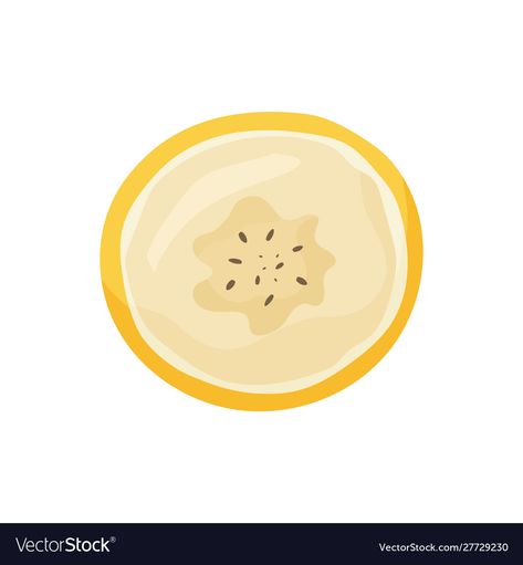 Banana Slice Illustration, Banana Slice Drawing, Banana Illustration, Food Vector, Banana Slice, Female Face, Illustration Cartoon, Tropical Fruit, Big Picture