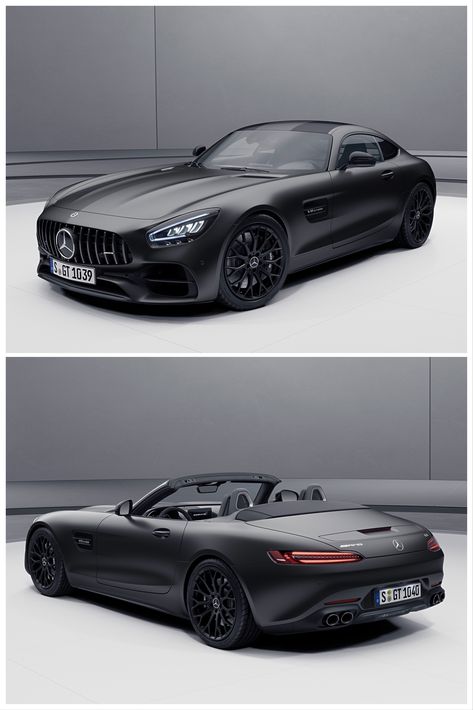 Mercedes Convertible Black, Mercedes Coupe Amg, Mercedes Amg Gt Roadster, Mercedes Roadster, Amg Gt Coupe, Beautiful Mercedes, Mercedes Gt, Mercedes Sports Car, Mercedes Convertible