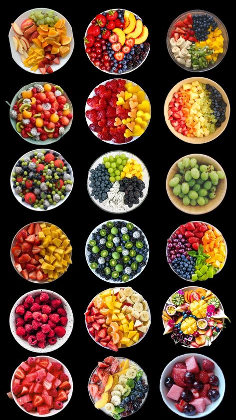 #fruit #fruit bowls #healthy #healthyliving #fitness Fruit Bowls Ideas, Fruit Bowl Recipe, Fruit Bowl Ideas, Fruit Bowl Aesthetic, Bowls Of Fruit, Diy Fruit Bowl, Fruit And Vegetable Diet, Fresh Fruit Bowl, Homemade School Lunches