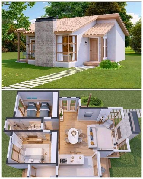 Sims 4 Houses Layout, Small House Blueprints, Sims Freeplay Houses, Small House Layout, Sims 4 House Plans, Sims 4 House Building, A Small House, Sims 4 House Design, Casas The Sims 4