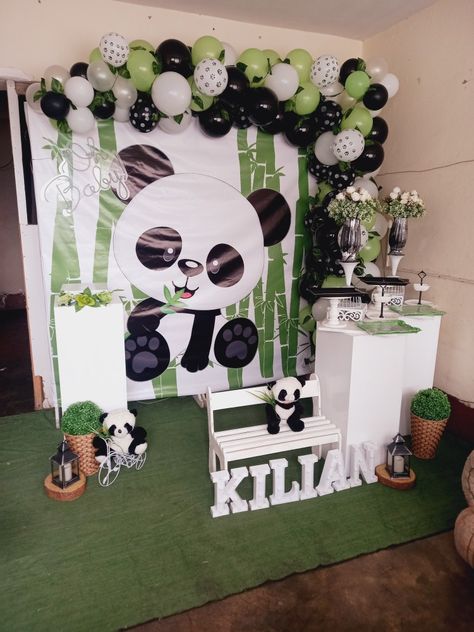 Panda Birthday Theme Decoration, Panda Themed Birthday Party, Panda Baby Shower Theme, Panda Birthday Theme, Panda Birthday Party Decorations, Panda Baby Showers, Panda Birthday Party, Cake Smash Theme, Birthday Theme Decoration