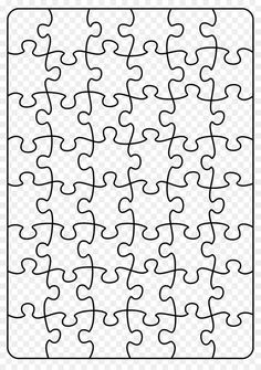 Untitled Puzzle Pieces Template, Blank Puzzle, Puzzle Piece Template, Book Black And White, Free Printable Puzzles, Bff Gifts Diy, White Png, Printable Puzzles, Bf Gifts