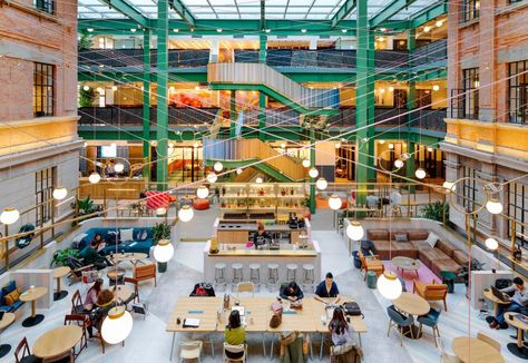 WeWork Weihai Lu by Linehouse Coworking Space Design, Factory Interior, Shared Office Space, Coworking Office, Chief Architect, Bjarke Ingels, Jeff Bridges, Interior Design Software, Architecture Magazines