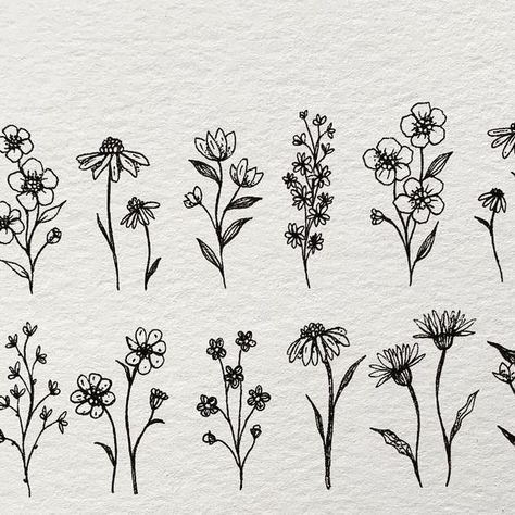 Alice on Instagram: "▫️Paper meadow▫️ . It’s April and everything is blooming 🖤 . . . . #floraldoodle #flowerdoodle #flowerdoodles #drawingflowers #drawingflower #lovesdrawing #forflowerlovers #floralart #floralartist #tinyart #tinyflower #botanicalart #botanicalcreativity #practicemakesbetter #sakuraofamerica #pigmamicron #micronpenart #blackandwhiteflowers #blackandwhiteartwork #watercolourpaper #inkdoodle #alicelovesdrawing" Meadow Flowers Drawing, April Doodles, Drawing Botanicals, April Planner, Micron Pen Art, Ink Doodles, Pottery Inspo, Animal Drawings Sketches, Floral Doodle