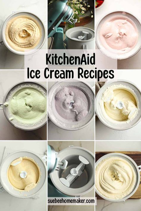 Kitchenaid Ice Cream Recipes, Kitchenaid Attachment, Kitchen Aid Ice Cream Recipes, Kitchenaid Ice Cream, Homemade Ice Cream Recipes Machine, Kitchen Aid Ice Cream, Kitchenaid Ice Cream Maker, Make Homemade Ice Cream, Ice Cream Recipes Machine