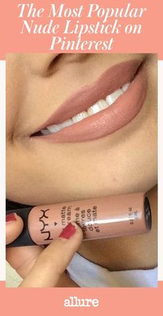 NYX Soft Matte Lip Cream Is the Most Popular Nude Lipstick on Pinterest Manicure Natural, Winter Lip Color, Nyx Soft Matte Lip Cream, Best Lipstick Color, Nyx Soft Matte, Nyx Lip, Nails Matte, Soft Matte Lip Cream, Colors For Dark Skin