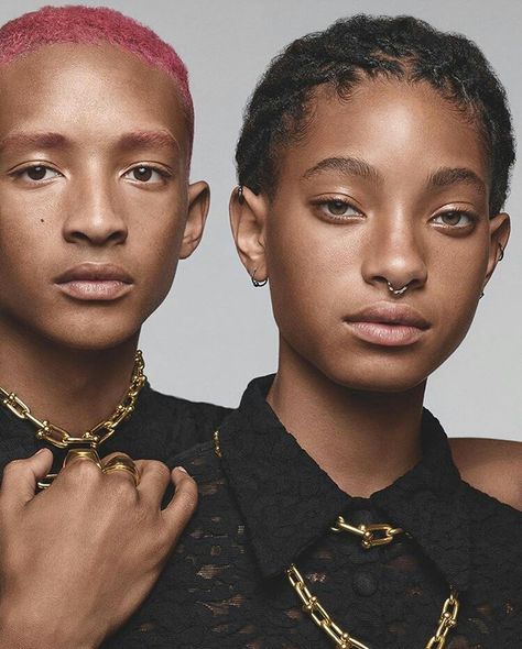 Willow Smith x Jaden smith Willow And Jaden Smith, Trey Smith, Craig Mcdean, Willow Smith, Putao, Jaden Smith, Jada Pinkett Smith, Swag Style, Black Is Beautiful