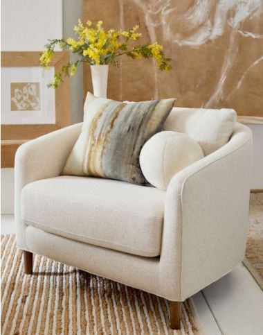 Armchairs | Living Room, Accent & Reading Chairs | Pottery Barn Pottery Barn Chair, Small Entryways, Oversized Chair, Upholstered Armchair, Reading Chair, Outdoor Furniture Collections, Arm Chairs Living Room, Upholstered Arm Chair, Furniture Collections