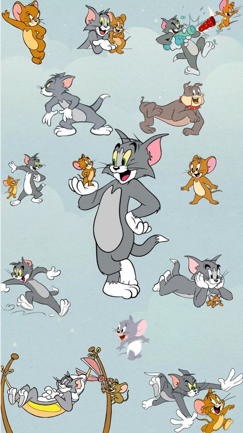 Wallpaper Tom And Jerry, Tom And Jerry Funny, Desenho Tom E Jerry, Tom And Jerry Pictures, Tom And Jerry Wallpapers, Tom And Jerry Cartoon, Tom Y Jerry, Classic Cartoon Characters, Cartoon Character Pictures