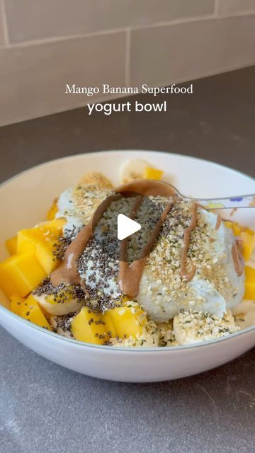 Lyana Begret See on Instagram: "Mango & Banana Superfood Yogurt Bowl!😍Elevate your day with this nutrient-packed yogurt bowl! 🌟 Featuring @bloomsupps Mango Superfood Powder, known for its antioxidant-rich, immune-boosting, and digestion-enhancing benefits. I mixed 1 tbsp of the powder with plain yogurt and served with banana, fresh mango, hemp seeds, flax meal, chia seeds, and a touch of almond butter, it’s a delicious way to start the day! 🍌🥭💪 #breakfast #bloompartner #breakfastideas #glutenfree #antioxidants #healthyfood #glutenfreerecipes #yogurtbowl #healthybreakfast #bayarea #sanfrancisco" Flax Meal, Superfood Powder, Yogurt Bowl, Breakfast Bowl, Plain Yogurt, Hemp Seeds, Breakfast Bowls, Immune Boosting, Start The Day