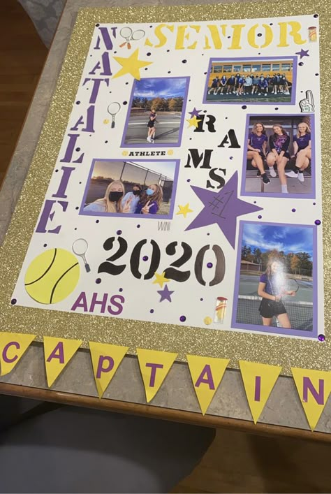 Senior Nite Posters, Soccer Poster For Senior Night, Softball Senior Night Posters Diy, Senior Night Posters With Lights, Senior Signs Posters Volleyball, Boys Volleyball Senior Night Posters, Senior Poster Board Ideas Field Hockey, Fun Senior Night Ideas, Senior Night Posters Aesthetic