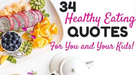 34 Best Healthy Eating Quotes For You and Your Kids! Turmeric Milk Benefits, Banana Bread With Applesauce, Whole Wheat Blueberry Muffins, Healthy Eating Quotes, Eating Quotes, Nutrition Quotes, Some Inspirational Quotes, Quotes For You, Healthy Recipe Videos