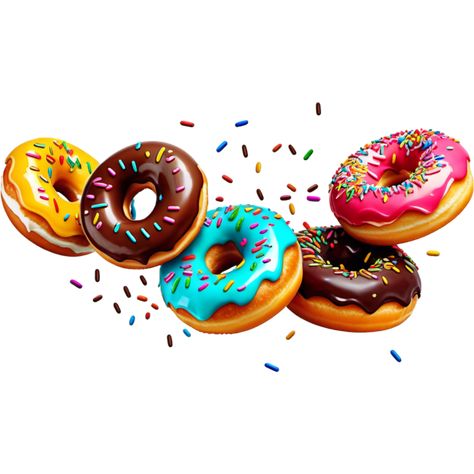 Download Falling glazed donuts with sprinkles. AI Generative for free Donuts Illustration, Donuts Png, Donuts Clipart, Donuts With Sprinkles, Donut Pictures, Donut Banner, Donut Sticker, Fancy Donuts, Glazed Donuts