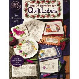 Iron-On Transfers for Quilt Labels Quilting Quotes, Crafts Sewing Patterns, Quilt Square Patterns, American School, Fabric Kit, Quilt Labels, Quilting Supplies, Applique Pattern, Fabric Markers