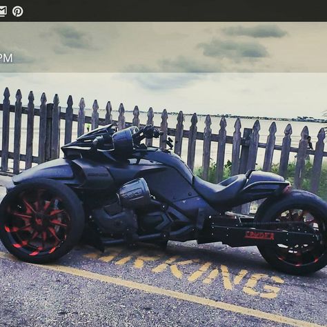 Custom Can Am Spyder, Spider Motorcycle Can Am Spyder, Can Am Ryker Wrap, Can Am Spyder Accessories, Canam Spyder, Can Am Ryker, Sleep Beauty, Three Wheel Motorcycles, Custom Motorcycles Harley