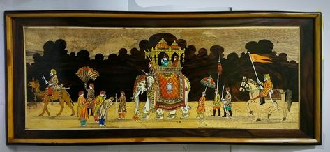 Mysuru Dasara procession Mysuru Dasara, Mysore Dasara, Worli Painting, Granite Flooring, Tanjore Painting, Elephant Art, Mysore, Elephant, Wall Art