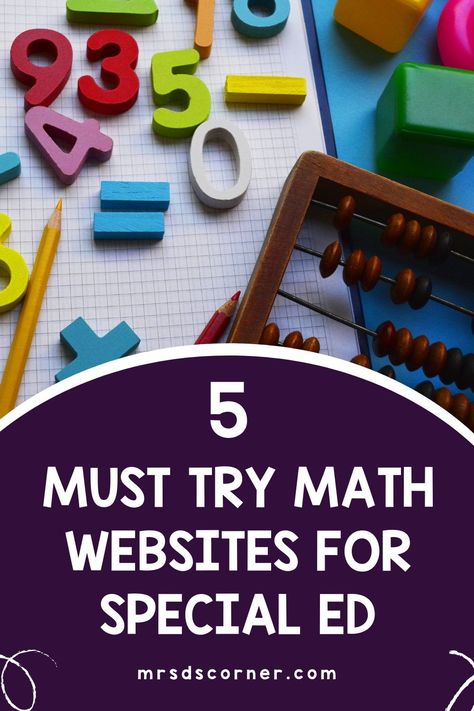 Math For Special Needs Students, Special Education Math Elementary, Special Ed Math, Functional Math Special Education, Touch Math, Math Websites, Special Needs Teacher, Special Education Math, Special Ed Teacher