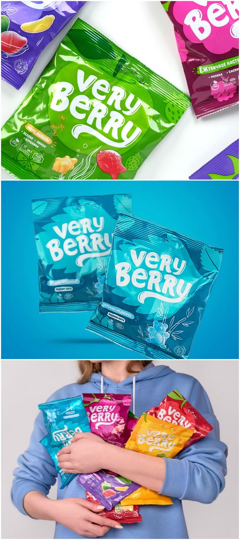 Flexible Packaging Design, Sour Candy Packaging, Sour Candy Packaging Design, Gummy Packaging Design, Confectionary Packaging, Gummy Packaging, Candy Packaging Design, Candy Branding, Gummies Packaging