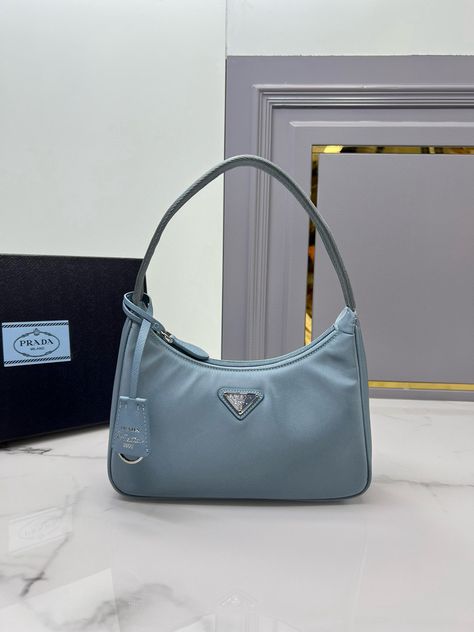 Prada Bag, Simple Style, Prada, Blue