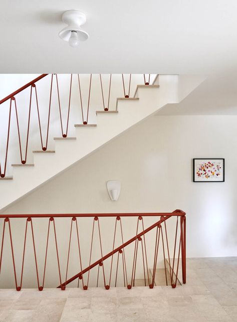 Stair Railing Design, Stair Case, Lan Can, Staircase Railings, Balcony Railing, Interior Stairs, Railing Design, Design Del Prodotto, House Stairs